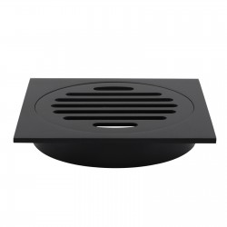 110x110mm Square Black Brass Floor Waste Shower Grate Drain Outlet 100mm 110x110mm Square Black Brass Floor Waste Shower Grate Drain Outlet 100mm