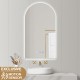 500x900mm Arched LED Wall Mirror with Motion Sensor Auto On Demister Touch Sensor Switch