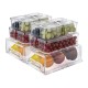 14pcs Stackable BPA-Free Refrigerator Storage Bins Pull Out Storage Drawer with Lids Drain Trays Kitchen Organization,Transparent Food Storage Bins Set 14pcs Stackable BPA-Free Refrigerator Storage Bins Pull Out Storage Drawer with Lids Drain Trays Kitchen Organization,Transparent Food Storage Bins Set