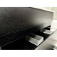ML 600mm Black Plywood Floor Standing Vanity With Ceramic Basin