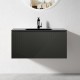 900mm Black Plywood Wall Hung Vanity with Quartz Basin 900mm Black Plywood Wall Hung Vanity with Quartz Basin