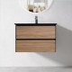 750mm Plywood Wall Hung Vanity With Polymarble Basin