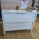 Maya 1200x460x860mm White Floor Standing 2 Drawers Plywood Vanity