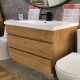 Susan 1200mm Plywood Floor Standing Vanity With Ceramic Basin