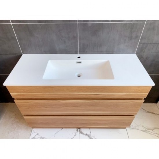 Susan 1200mm Plywood Floor Standing Vanity With Ceramic Basin