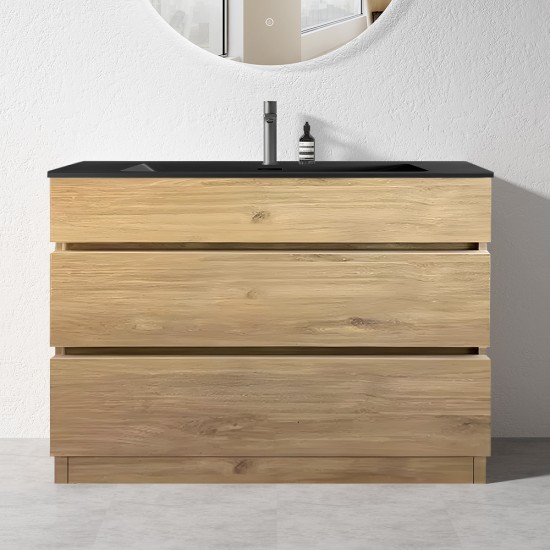 Susan 1200mm Plywood Floor Standing Vanity With Polymarble Basin