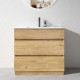 Susan 750mm Plywood Floor Standing Vanity With Ceramic Basin