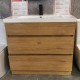 Susan 900mm Plywood Floor Standing Vanity With Ceramic Basin