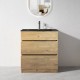 Susan 750mm Plywood Floor Standing Vanity With Polymarble Basin