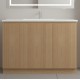 900mm Light Oak Plywood Floor Standing Vanity With Ceramic Basin 900mm Light Oak Plywood Floor Standing Vanity With Ceramic Basin