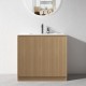900mm Light Oak Plywood Floor Standing Vanity With Ceramic Basin 900mm Light Oak Plywood Floor Standing Vanity With Ceramic Basin