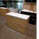 SAMPLE SALE-1200mmx450mmx850mm HARMONIA FLOOR STANDING DOUBLE VANITY