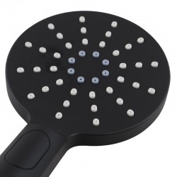 Round Black ABS 3 Function Handheld Shower Only Round Black ABS 3 Function Handheld Shower Only