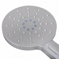 Round 3 Functions Brushed Nickel Rainfall Hand Held Shower Head Only Round 3 Functions Brushed Nickel Rainfall Hand Held Shower Head Only
