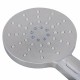 Round 3 Functions Brushed Nickel Rainfall Hand Held Shower Head Only