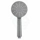 Round 3 Functions Brushed Nickel Rainfall Hand Held Shower Head Only
