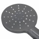 Round 3 Functions Gunmetal Grey Rainfall Hand Held Shower Head Only