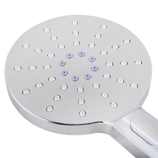 Round Chrome ABS 3 Function Handheld Shower Only