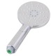 Round Chrome ABS 3 Function Handheld Shower with Shower Hose