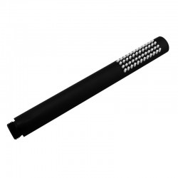 Brass Round Matt Black Hand Held Shower With Water Hose Brass Round Matt Black Hand Held Shower With Water Hose