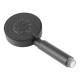 ABS Matt Black 5 Functions Round Handheld Shower Only