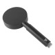 ABS Matt Black 5 Functions Round Handheld Shower Only