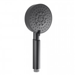 ABS Matt Black 5 Functions Round Handheld Shower Only ABS Matt Black 5 Functions Round Handheld Shower Only