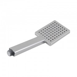 Square Chrome ABS Handheld Shower Head With Water Hose Square Chrome ABS Handheld Shower Head With Water Hose