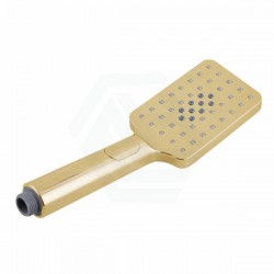 Square 3 Functions Brushed Yellow Gold Rainfall Hand Held Shower Head Only Square 3 Functions Brushed Yellow Gold Rainfall Hand Held Shower Head Only