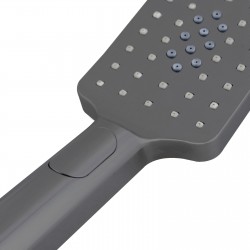 Square 3 Functions Gunmetal Grey Rainfall Hand Held Shower Head Only Square 3 Functions Gunmetal Grey Rainfall Hand Held Shower Head Only