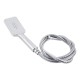 ABS Square 3 Functions Chrome Rainfall Hand Held Shower Head With Water Hose