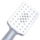 Square 3 Functions Chrome Rainfall Hand Held Shower Head Only