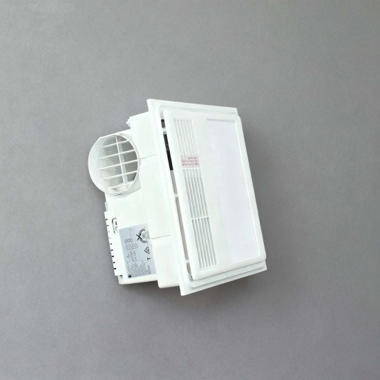 3 IN 1 ILUXLITE New Design Bathroom LED Light Heat Fan Heater, Light and Exhaust Fan
