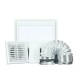 3 IN 1 ILUXLITE New Design Bathroom LED Light Heat Fan Heater, Light and Exhaust Fan