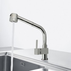 Square Chrome Pull Out Kitchen/Laundry Sink Mixers Swivel Kitchen Tapware Square Chrome Pull Out Kitchen/Laundry Sink Mixers Swivel Kitchen Tapware
