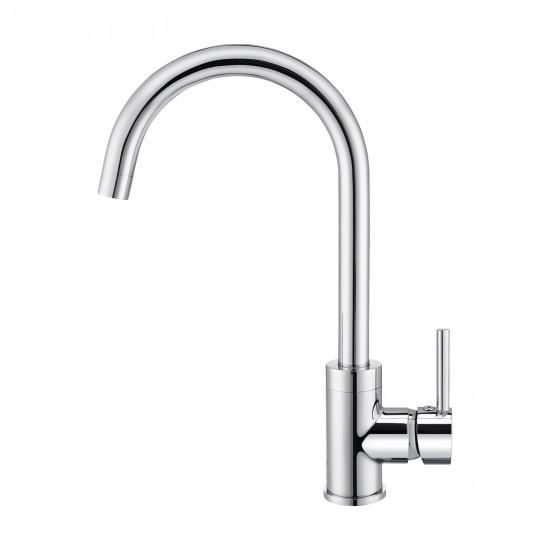 Euro Classic Round Chrome Standard 360 degree Swivel Kitchen Sink Mixer Tap