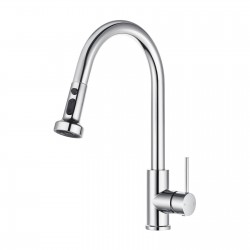 3 Modes Pull Out Kitchen Laundry Sink Mixer Tap 360° Swivel Chrome Faucet 3 Modes Pull Out Kitchen Laundry Sink Mixer Tap 360° Swivel Chrome Faucet