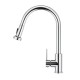 Euro Round Chrome Pull Out/Down Spray Kitchen/Laundry Sink Mixer Taps Swivel Kitchen Tapware