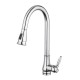 Euro Round Chrome Vintage Pull Out/Down Kitchen/Laundry Sink Mixer Taps  Antique Taps Swivel Kitchen Tapware