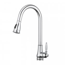 Euro Round Chrome Vintage Pull Out/Down Kitchen/Laundry Sink Mixer Taps  Antique Taps Swivel Kitchen Tapware Euro Round Chrome Vintage Pull Out/Down Kitchen/Laundry Sink Mixer Taps  Antique Taps Swivel Kitchen Tapware