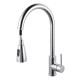 Euro Round Chrome Pull Out/Down Shower Kitchen/Laundry Sink Mixer Taps Swivel Kitchen Tapware