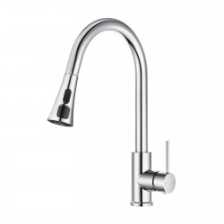 Gooseneck Pull Out LCD Display Kitchen Laundry Sink Mixer Tap 360° Swivel Chrome Faucet Gooseneck Pull Out LCD Display Kitchen Laundry Sink Mixer Tap 360° Swivel Chrome Faucet