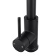 Euro Round Nero Black Pull Out/Down Kitchen/Laundry Sink Mixer Taps Swivel Kitchen Tapware