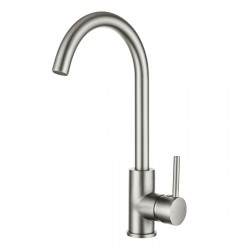 Euro Round Brushed Nickel Kitchen Sink Mixer Tap 360° Swivel Euro Round Brushed Nickel Kitchen Sink Mixer Tap 360° Swivel