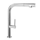 Round Chrome Pull Out Kitchen/Laundry Sink Mixer Taps Swivel Kitchen Tapware