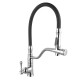 Brass Chrome Kitchen/Laundry Sink Mixer Taps Swivel Kitchen Tapware