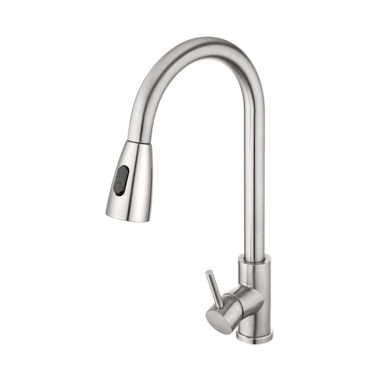 2 Water Pattern Pull Out Kitchen Swivel Mixer Tap Laundry Sink Spout Faucet Brushed Nickel 2 Water Pattern Pull Out Kitchen Swivel Mixer Tap Laundry Sink Spout Faucet Brushed Nickel