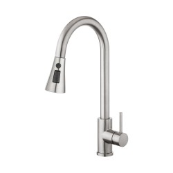 Kitchen Mixer Tap 3-Mode Swivel Spout Pull Out Sink Faucet Brushed Nickel Kitchen Mixer Tap 3-Mode Swivel Spout Pull Out Sink Faucet Brushed Nickel