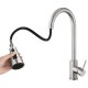 Kitchen Mixer Tap 3-Mode Swivel Spout Pull Out Sink Faucet Brushed Nickel Kitchen Mixer Tap 3-Mode Swivel Spout Pull Out Sink Faucet Brushed Nickel