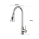 Kitchen Mixer Tap 3-Mode Swivel Spout Pull Out Sink Faucet Brushed Nickel Kitchen Mixer Tap 3-Mode Swivel Spout Pull Out Sink Faucet Brushed Nickel